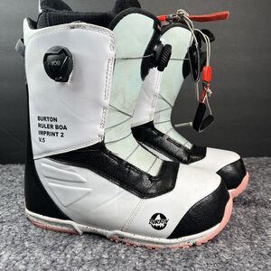 Burton Ruler "Imprint 2" MENS 10 Snowboard Boots White Snowboarding Boots